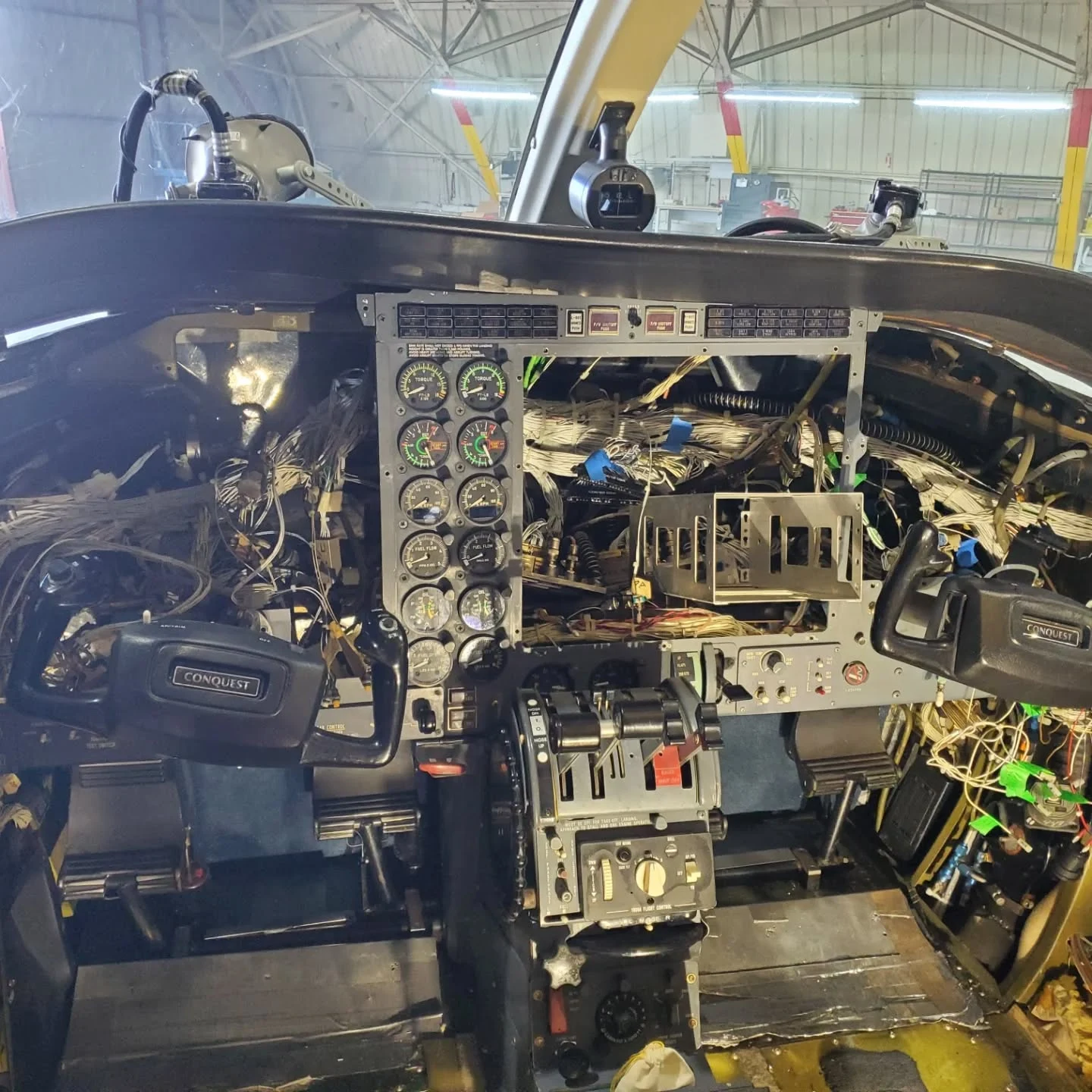 Cessna 441 — In progress · Panel and wiring