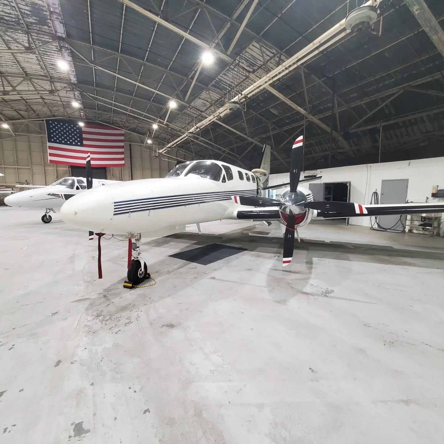 Cessna 441 — Aircraft · Cessna 441 in the hangar